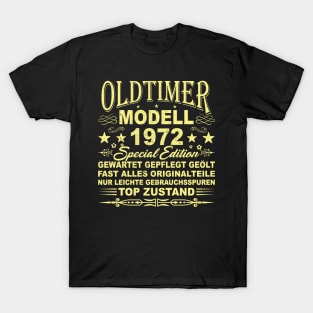 OLDTIMER MODELL BAUJAHR 1972 T-Shirt